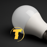 نمای نزدیک پایه E27 لامپ مهتابی LED پارسسام