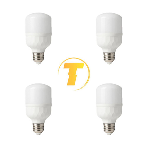 ک ۴ تایی لامپ LED 20W پارسسام روی میز نوری لامپ پارسسام ۲۰ وات با طراحی استوانه ای و پخش نور گس