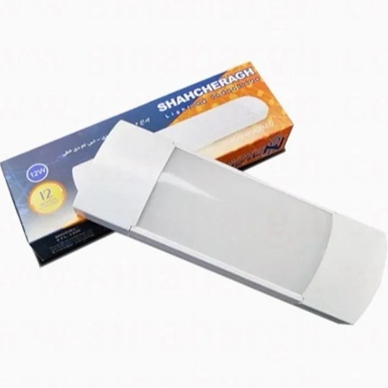 براکت الایدی 12 وات FTL مدل 190 نصب دیواری روکار، بدنه سفید ALU+ABS+PC