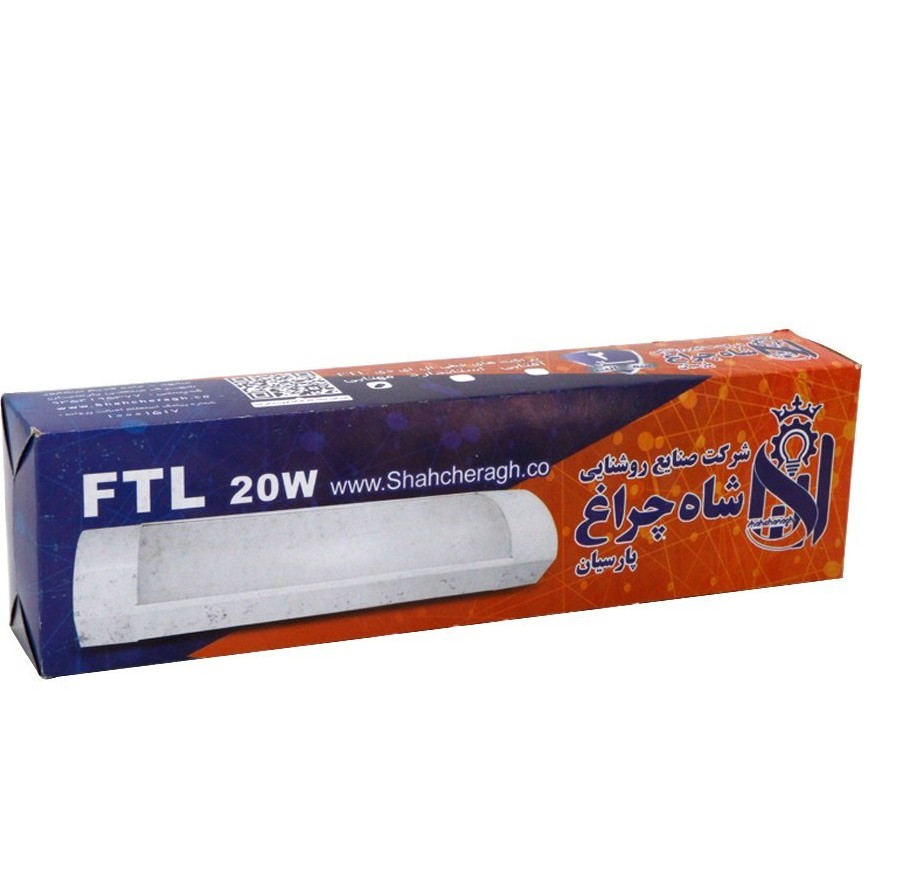 راکت ال‌ای‌دی FTL 20 وات کد 193 نصب دیواری سفید، لومن ۷۹۰