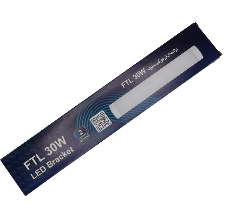 براکت سقفی روکار FTL 30W با بدنه ALU+ABS+PC و نور مهتابی