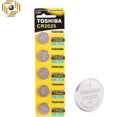 باتری لیتیومی TOSHIBA CR2025 برای چراغقوه و ریموت کنترل