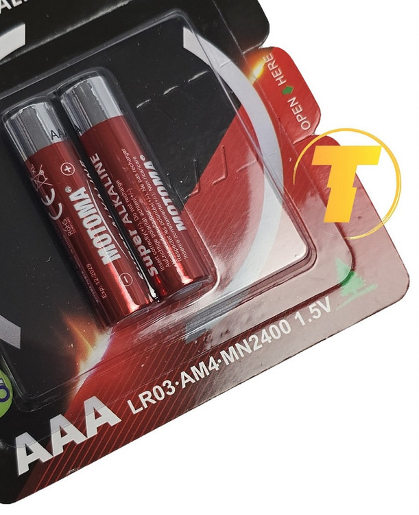 باتری MOTOMA AAA تا 9.9 برابر عمر طولانیتر