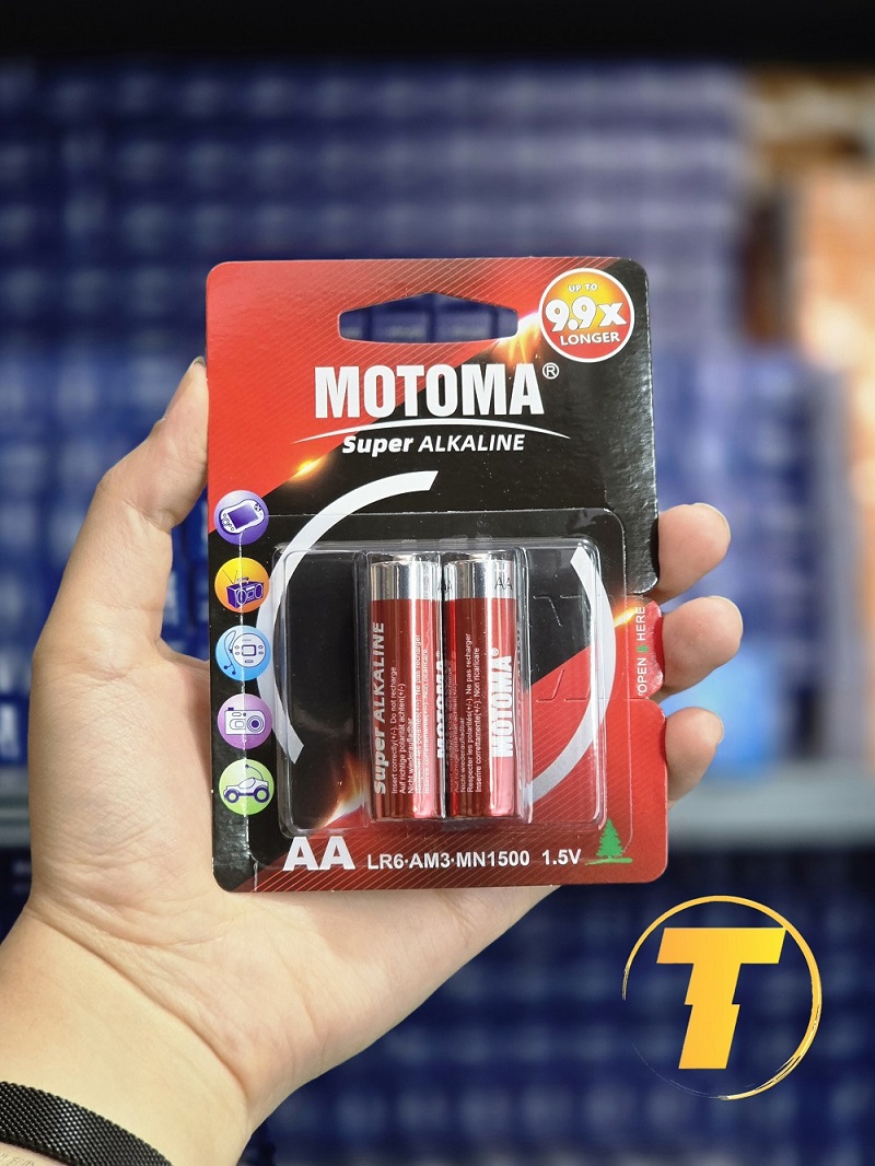 تصویر باتری قلمی MOTOMA LR6.AM3.MN1500 AA سوپر آلکالاین با عمر طولانی