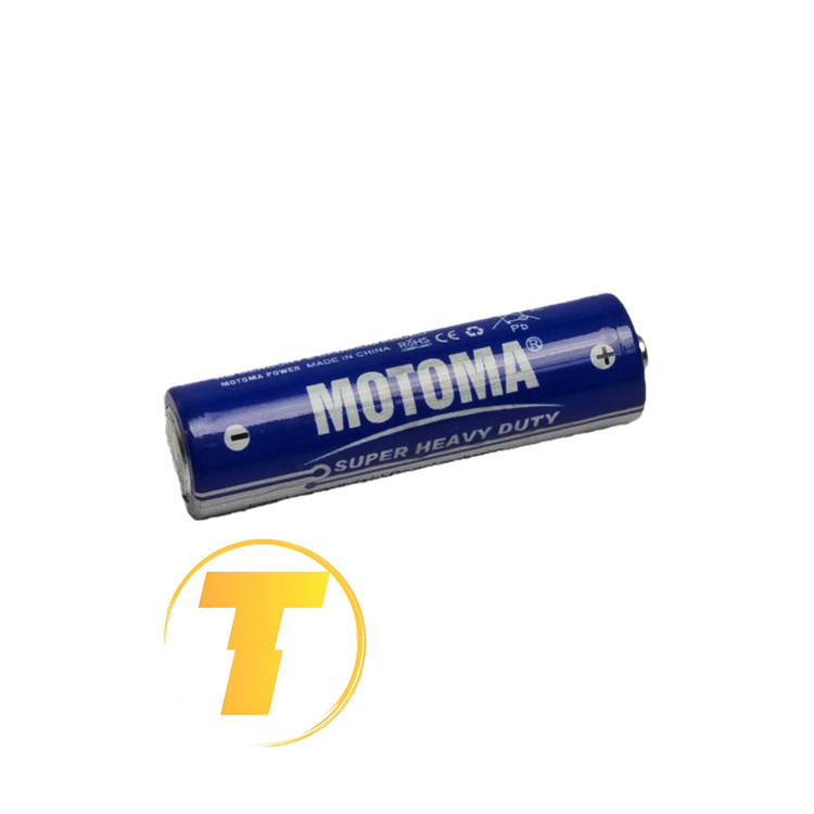 نمای نزدیک باتری SUPER HEAVY DUTY AA بدون جیوه و کادمیوم