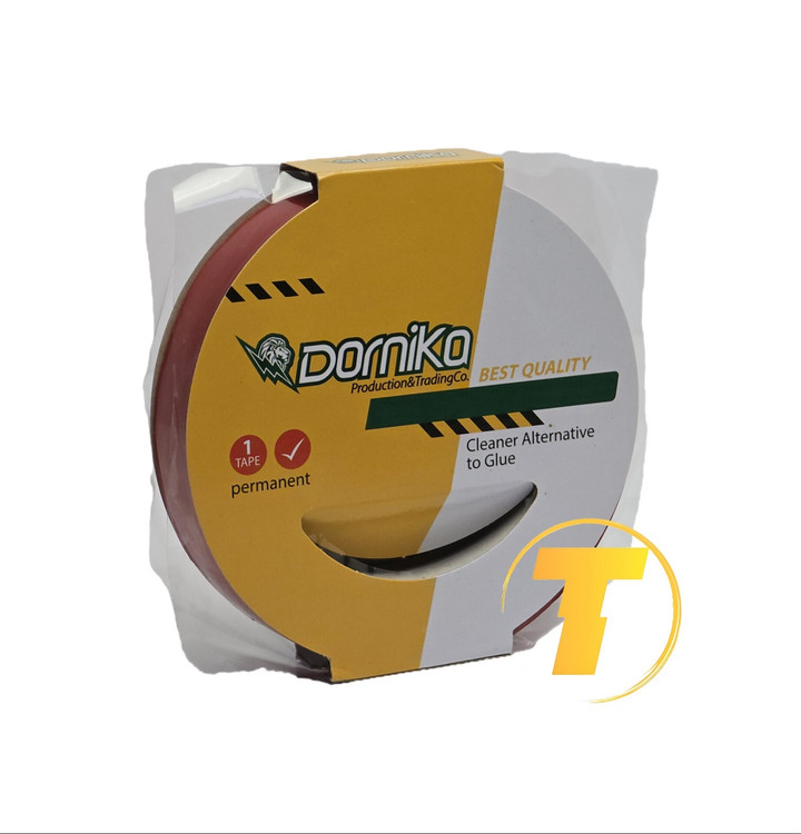 نمای نزدیک از چسب دو طرفه دورنیکا