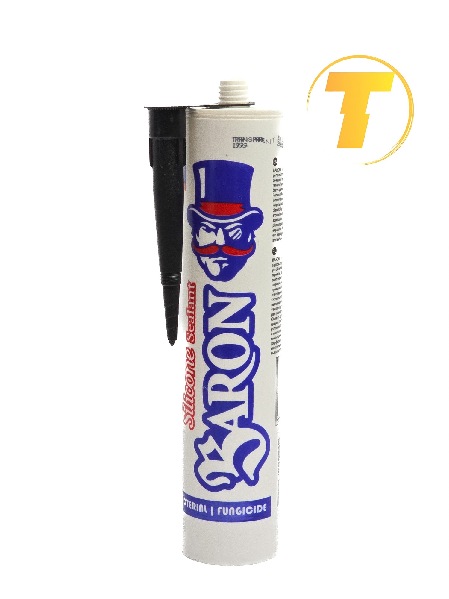 چسب سیلیکونی BARON مخصوص آکواریوم با محافظت ضد UV و ضد باکتری