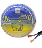 عکس محصول: «کابل برق افشان تمام مس 2×0.75 البرز کومش رول 100 متری، هادی مسی خالص و روکش انعطافپذیر»