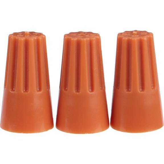 کانکتور سرپیچی SP3 برند B.S.G رنگ نارنجی — ترمینال بدون لحیم با بدنه مقاوم و پیچ فشاری برای اتصال سیم