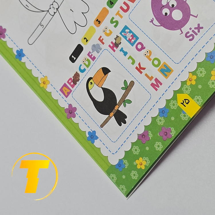 آموزش لغات انگلیسی به کودکان از طریق رنگآمیزی