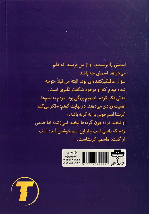 جلد کتاب کرنشا و پاستیلهای بنفش نشر آراستگان