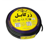 کابل برق افشان 2 در 2.5 برند زر کابل با هادی تمام مس و عایق مقاوم