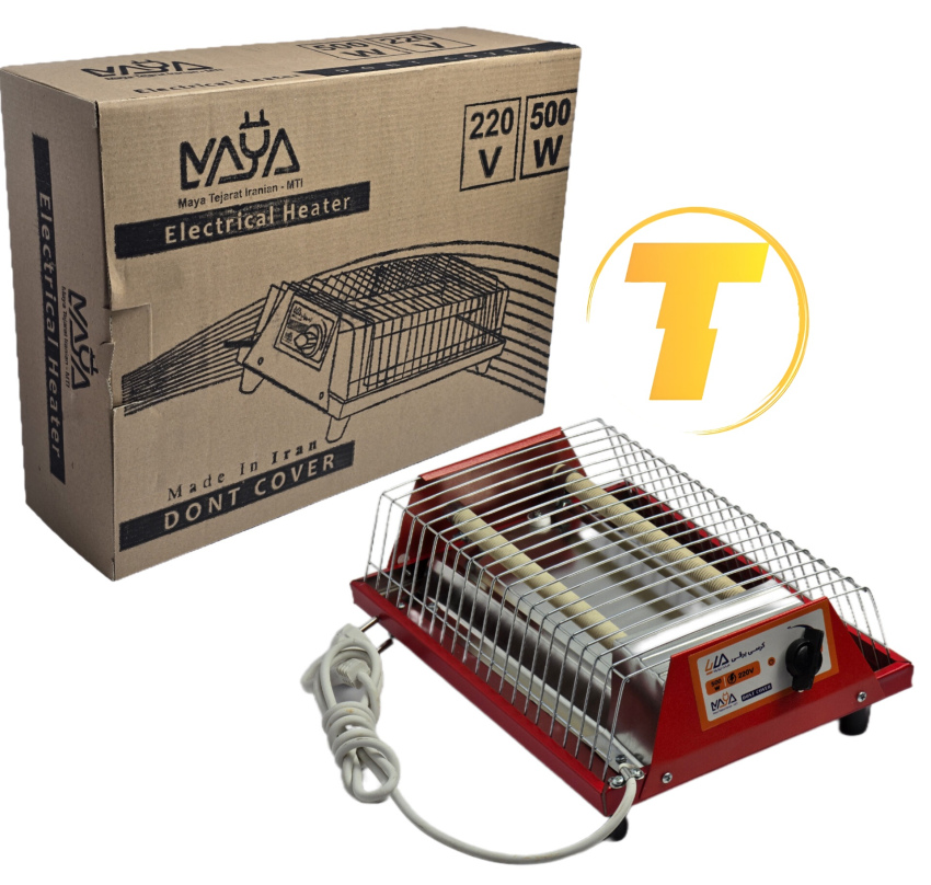 بخاری برقی مایا کم مصرف 500 وات