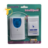 دکمه و واحد گیرنده زنگ بیسیم Inteligent با توان ۲ وات