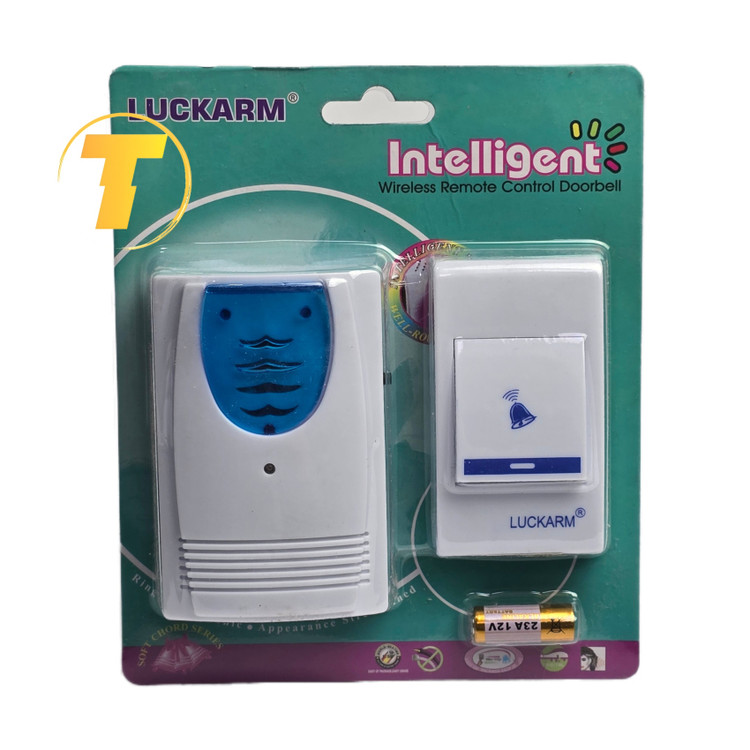 دکمه و واحد گیرنده زنگ بیسیم Inteligent با توان ۲ وات