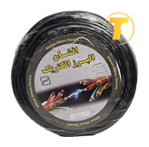 نمای مقطع سیم افشان 1×6 با مغزی CCA (آلومینیوم روکشدار مس) و عایق PVC