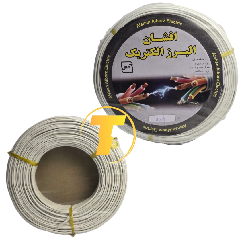 استفاده سیم سفید نایلون در مسیر کابل‌کشی داخلی و روشنایی منزل