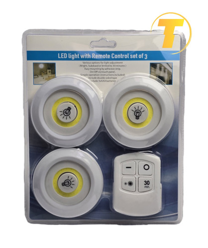 چراغ سقفی اضطراری باتری خور سه تکه با نصب چسبی آسان