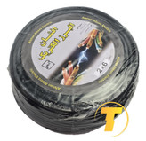 کابل برق افشان دو رشته ۲×۶ افشان البرز الکتریک با مغزی CCA مسوار آلومینیوم