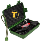 تصویر شارژر فندکی و شارژر برق شهری مخصوص چراغ قوه شارژی BRILLANTE TORCIA LED