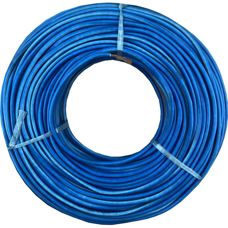 سیم برق 1 در 6 البرز افشان الکتریک رنگ آبی با مغزی آلومینیوم روکش مس