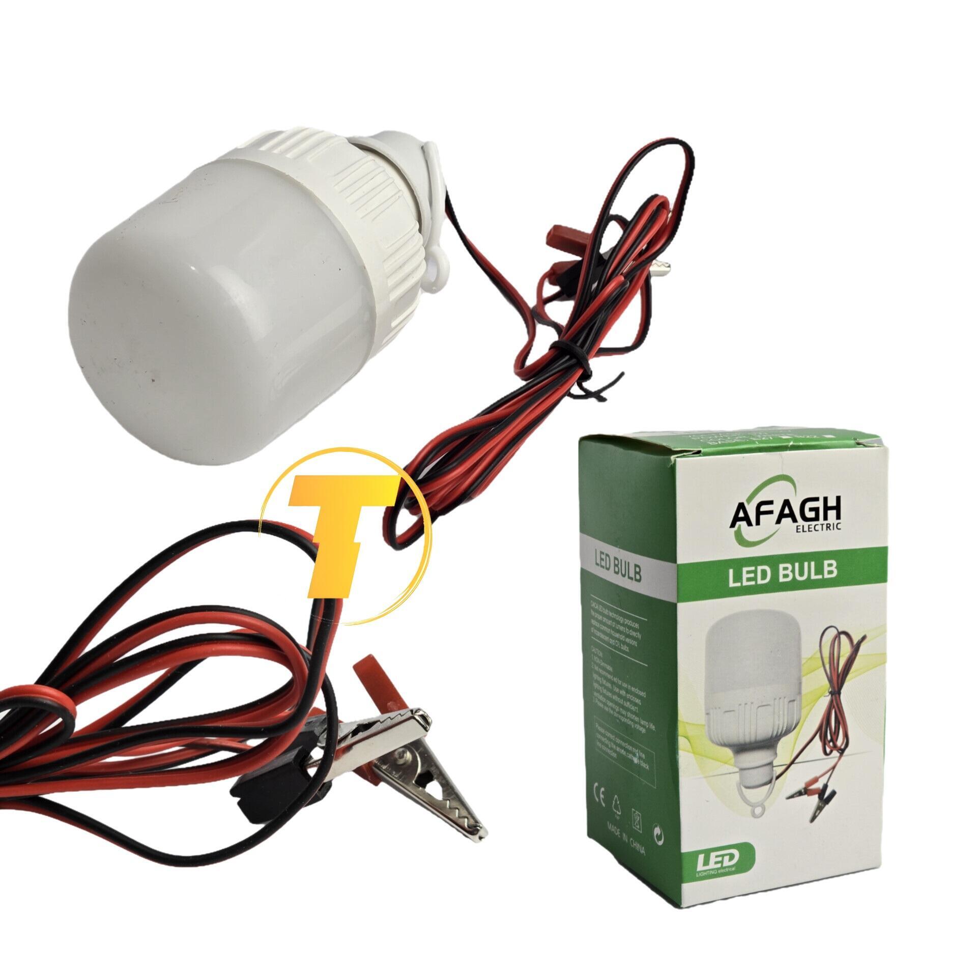 چراغ سیار 9 وات اتومبیل با گیره - نور مهتابی DC12V