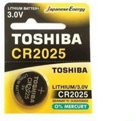 باتری سکهای TOSHIBA CR2025 3 ولت مناسب ساعت و ماشینحساب