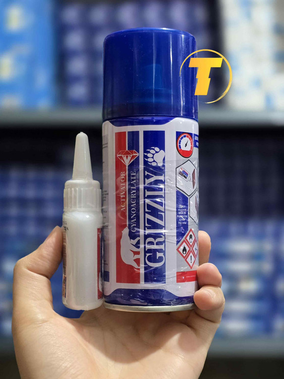 چسب یک دو سه صنعتی برند Grizzly حجم 100 میلیلیتر