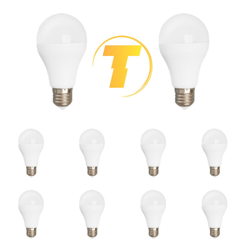 لامپ 10 وات پارس سام بسته 10 عددی با نور مهتابی یکنواخت