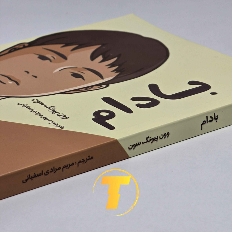 جلد کتاب بادام ترجمه مریم مرادی اسفیانی