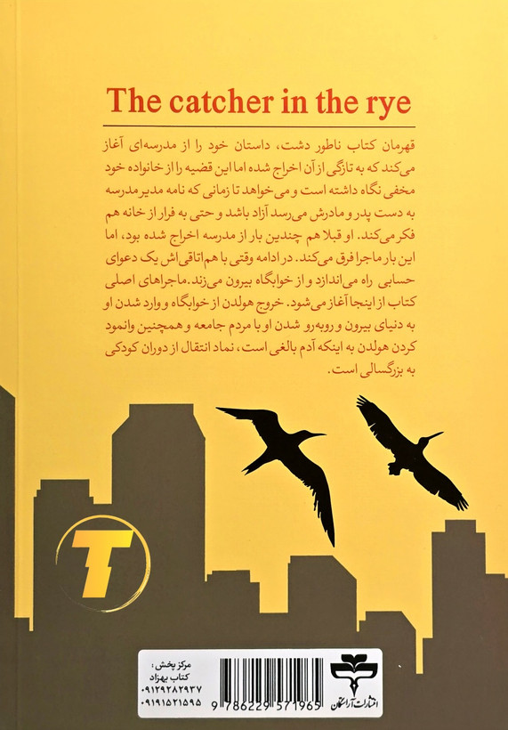 تصویر پشت جلد کتاب ناطوردشت