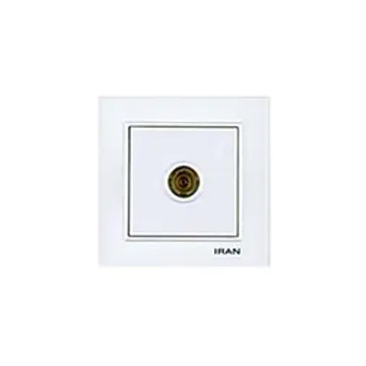 فیش آنتن ایران الکتریک مدل برلیان سفید مناسب اتصال آنتن