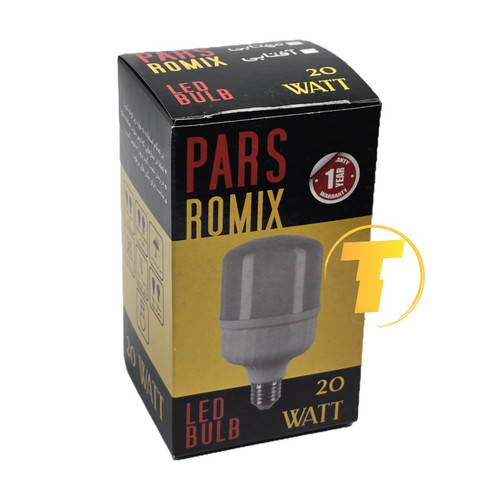 لامپ 15 وات پارس نور رومیکس با نور مهتابی 6500 کلوین