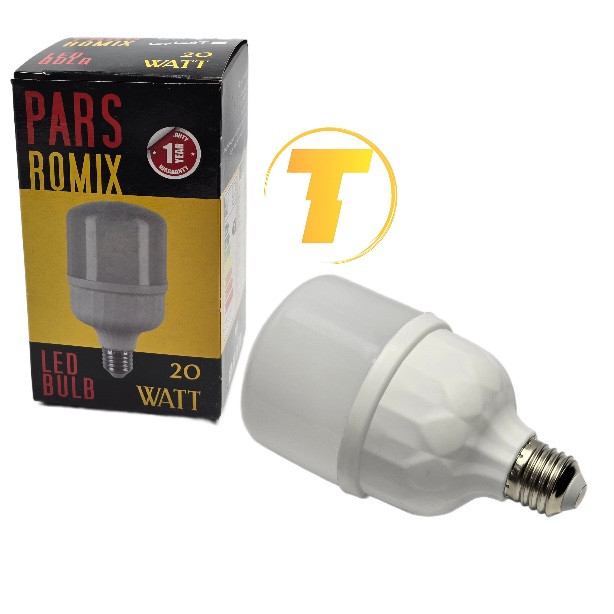 لامپ پارس نور رومیکس 15 وات مهتابی با طول عمر بالا