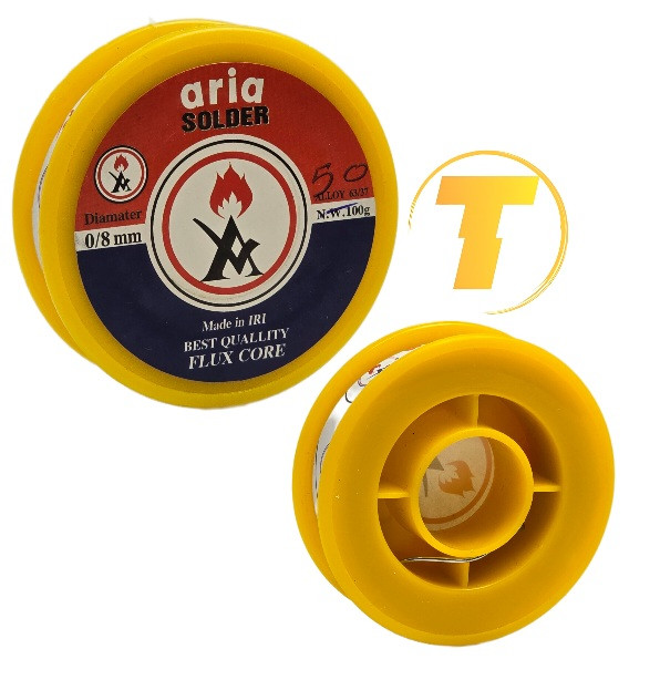 قرقره سیم لحیم آریا مناسب لحیم کاری