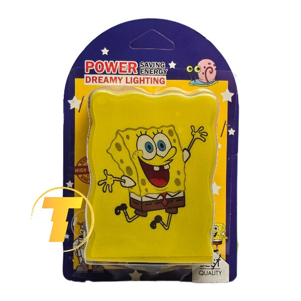 شب خواب طرح باب اسفنجی با نور مهتابی