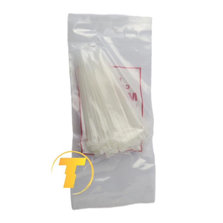 بست کمربندی پلاستیکی ۱۰ سانتیمتری بسته ۱۰۰ عددی برای مدیریت کابلها