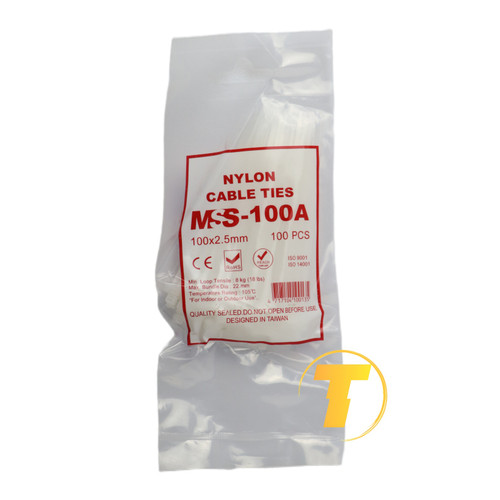 بسته ۱۰۰ عددی بست کمربندی مقاوم ۱۰ سانتیمتری مناسب مصارف صنعتی و خانگی