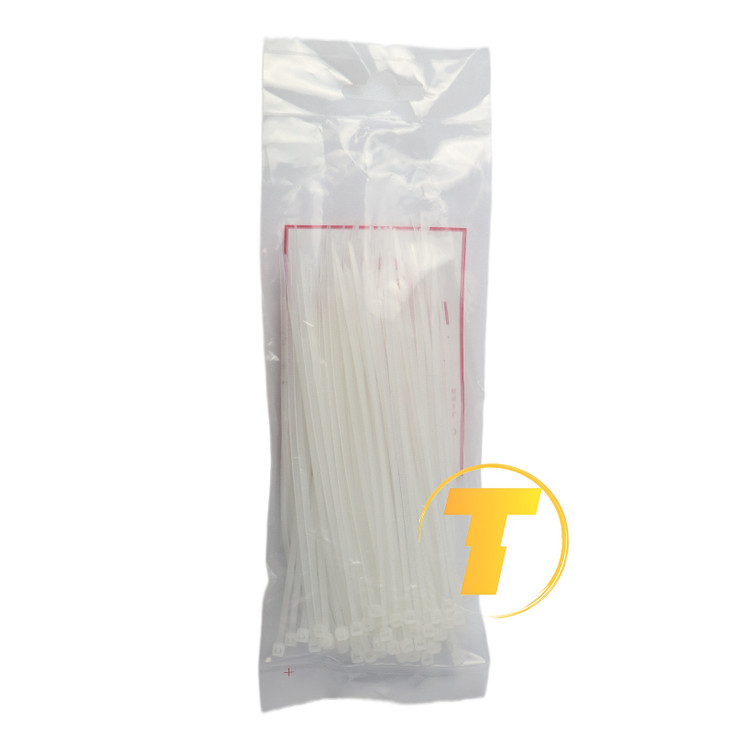 بسته ۱۰۰ عددی بست کمربندی ۱۵ سانتی مناسب برای مدیریت کابل و تثبیت اجسام