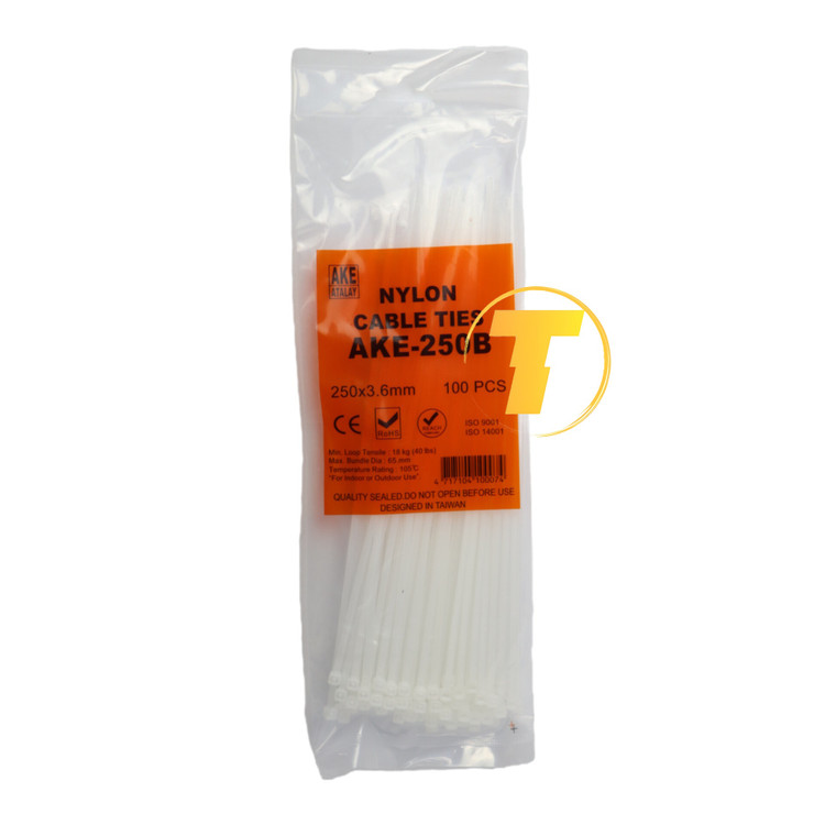 بسته 100 عددی بست کمربندی 25 سانتیمتر برای کاربردهای صنعتی و خانگی