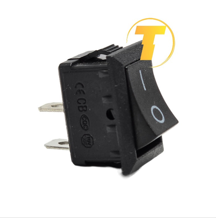 کلید راکری تک پل مدل KCD1 با مشخصات 6A 250VAC و 10A 125VAC