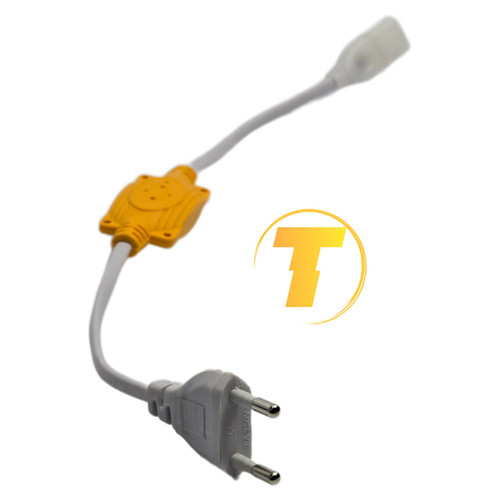 خرید سوکت ریسه شلنگی 8A 250V مخصوص ریسه LED شلنگی 220 ولت