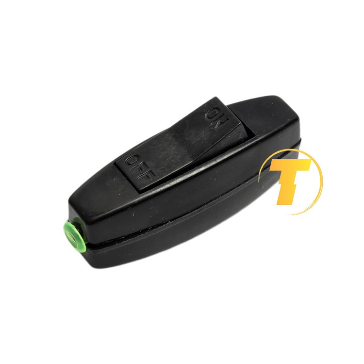 کلید بین راهی مشکی پلاستیکی 3A 250V مناسب سیم برق