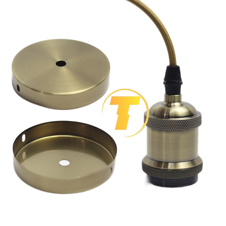 سرپیچ طلایی E2007 مناسب لامپهای رشتهای و LED