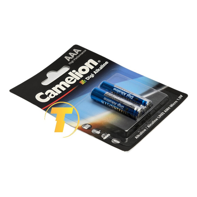 تصویر بستهبندی باتری Camelion Digi Alkaline LR03-BP2DG