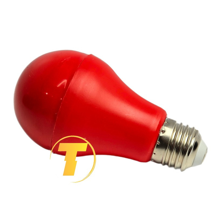 لامپ 10 وات قرمز پارس سام نصب شده در چراغ