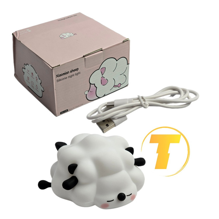 چراغ خواب همراه با کابل شارژ تایپ سی