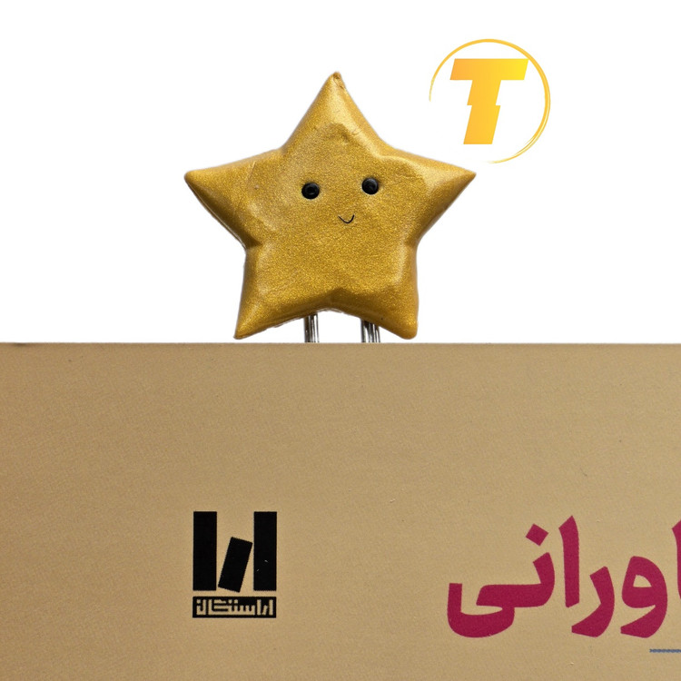 بوک مارک ستارهای خمیر پلیمری دستساز