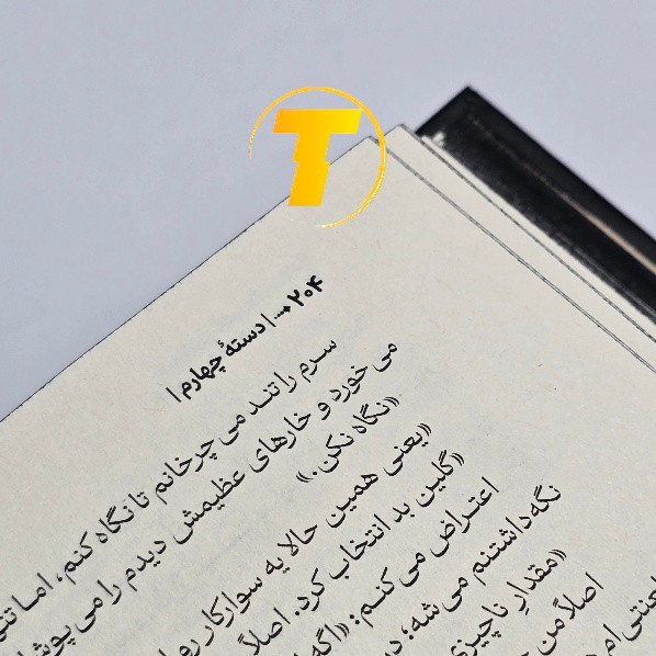 عکس نزدیک جلد کتاب دسته چهارم نسخه فارسی