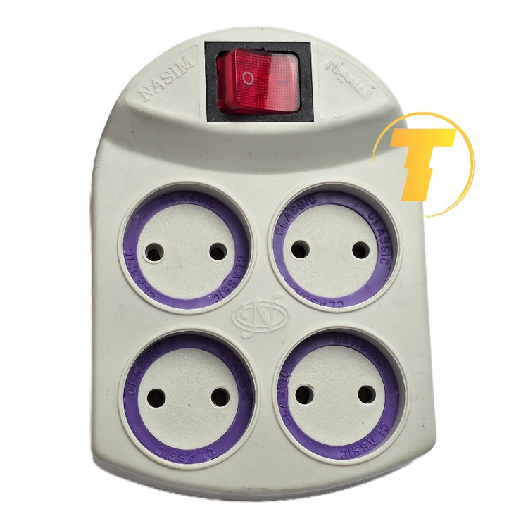 چندراهی برق نسیم مدل A-4 با طول کابل 2 متر